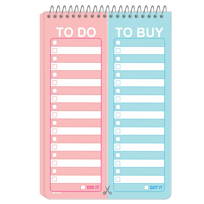 دفترچه یادداشت مستر راد مدل to do list پاستل کد fiory 1767 دفترچه یادداشت مستر راد مدل to do list پاستل کد fiory 1767