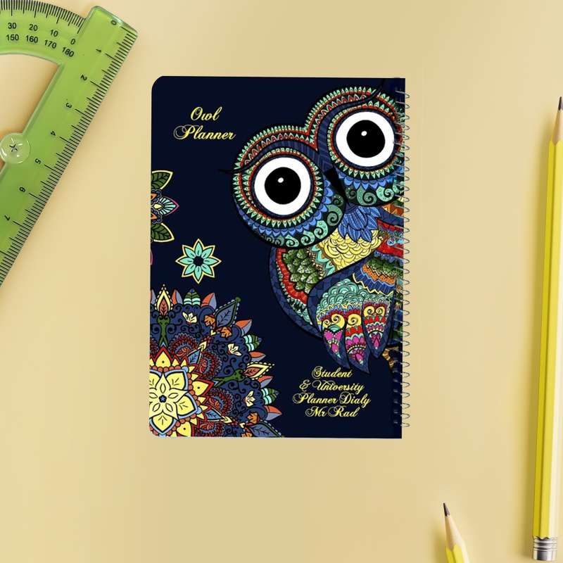 دفتر برنامه ریزی مستر راد طرح جغد مدل پلنر روزانه کد owl 1680 دفتر برنامه ریزی مستر راد طرح جغد مدل پلنر روزانه کد owl 1680