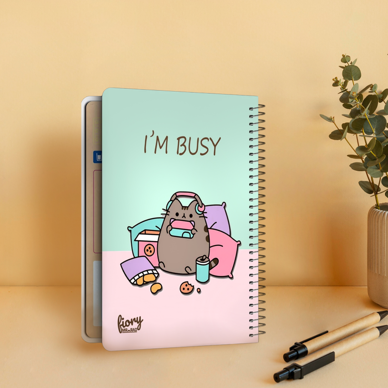 دفتر برنامه ریزی مستر راد طرح کرافت مدل گربه کیوت فانتزی کد fiory 1930 دفتر برنامه ریزی مستر راد طرح کرافت مدل گربه کیوت فانتزی کد fiory 1930