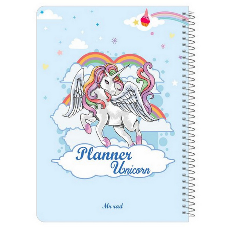 دفتر برنامه ریزی مستر راد طرح یونیکورن مدل تک شاخ کد 1554 دفتر برنامه ریزی مستر راد طرح یونیکورن مدل تک شاخ کد 1554