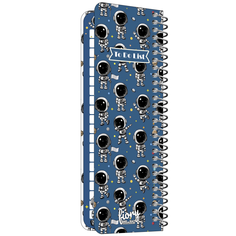 دفترچه یادداشت مستر راد مدل to do list طرح فضانورد کد fiory 1985 دفترچه یادداشت مستر راد مدل to do list طرح فضانورد کد fiory 1985