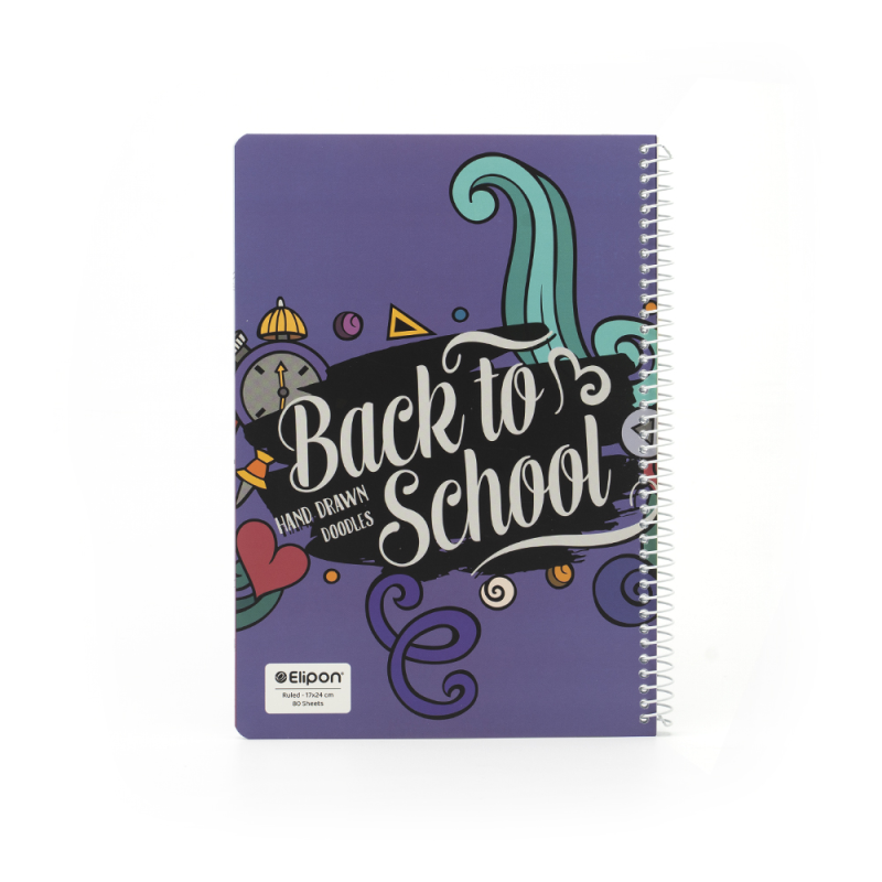 دفتر مشق 80 برگ الیپون کد 2332358