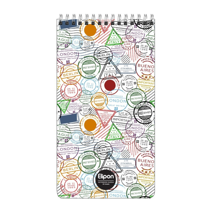 دفتر یادداشت 80 برگ الیپون کد 2681634 دفتر یادداشت 80 برگ الیپون کد 2681634