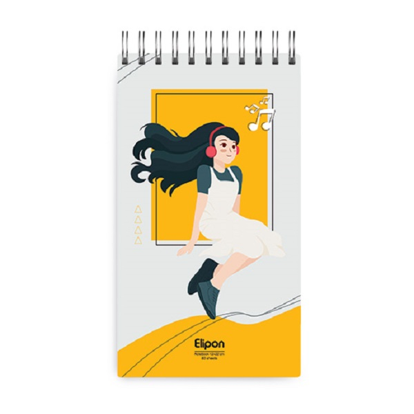 دفتر یادداشت 80 برگ الیپون کد 2641630 دفتر یادداشت 80 برگ الیپون کد 2641630