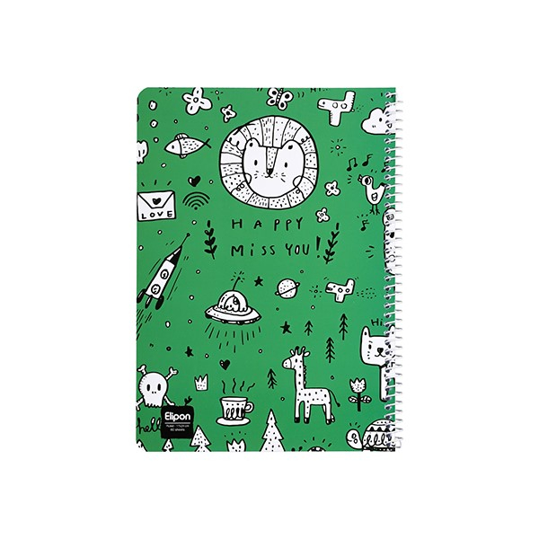 دفتر مشق 60 برگ الیپون کد 2211534 دفتر مشق 60 برگ الیپون کد 2211534