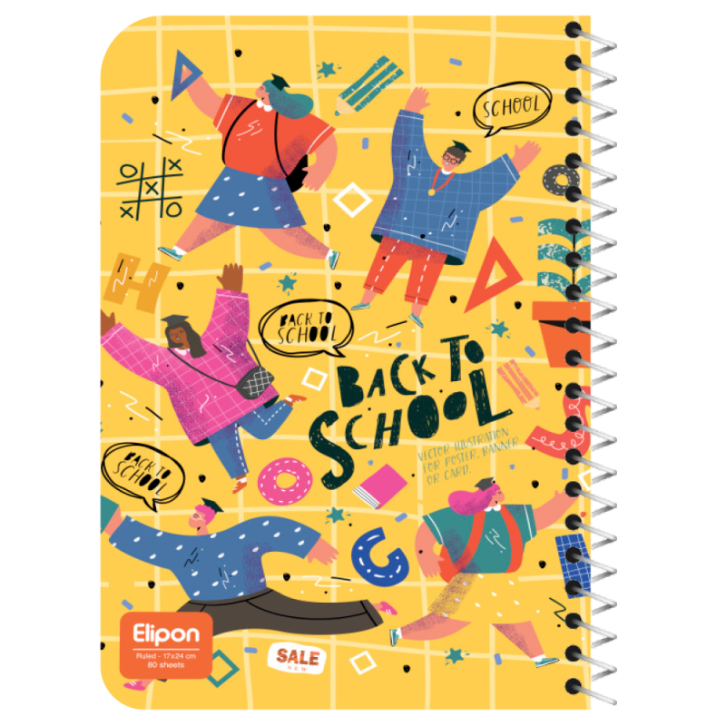 دفتر مشق 80 برگ الیپون کد 2362358 دفتر مشق 80 برگ الیپون کد 2362358