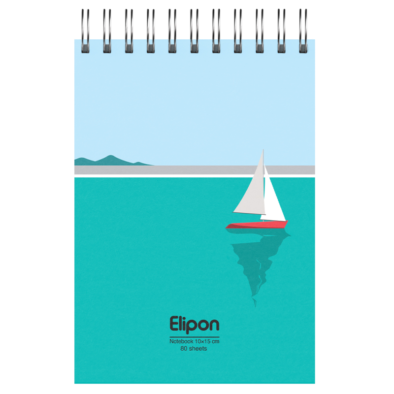 دفتر یادداشت 80 برگ الیپون کد 2621364  دفتر یادداشت 80 برگ الیپون کد 2621364