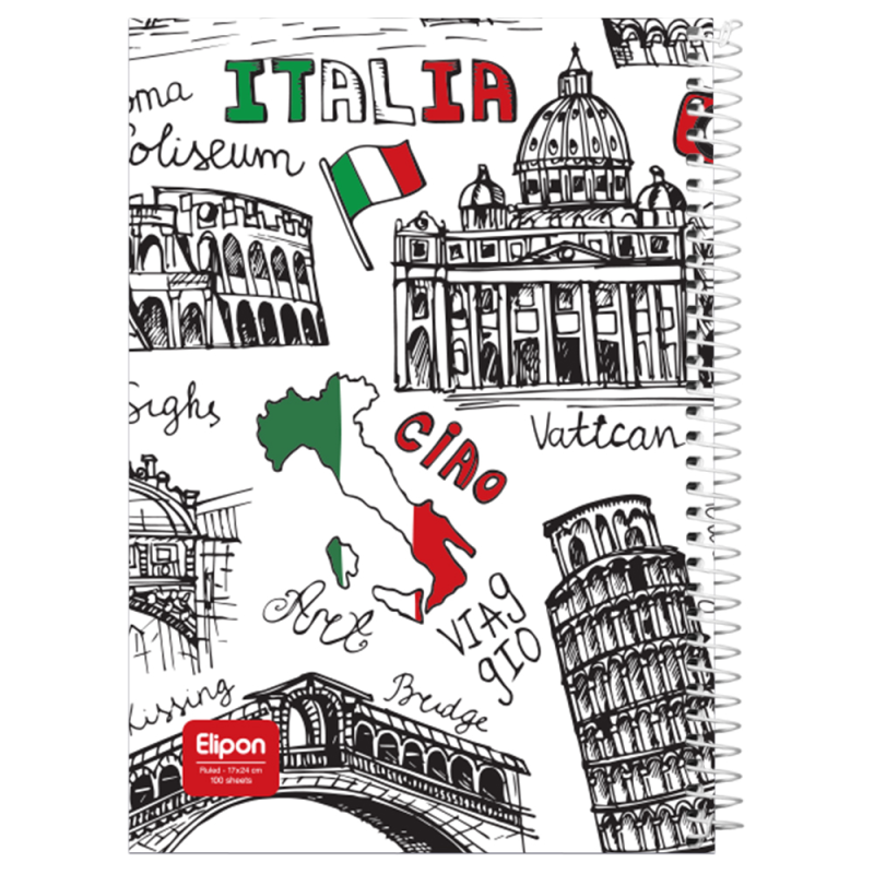 دفتر مشق 100 برگ الیپون کد 2421290  دفتر مشق 100 برگ الیپون کد 2421290