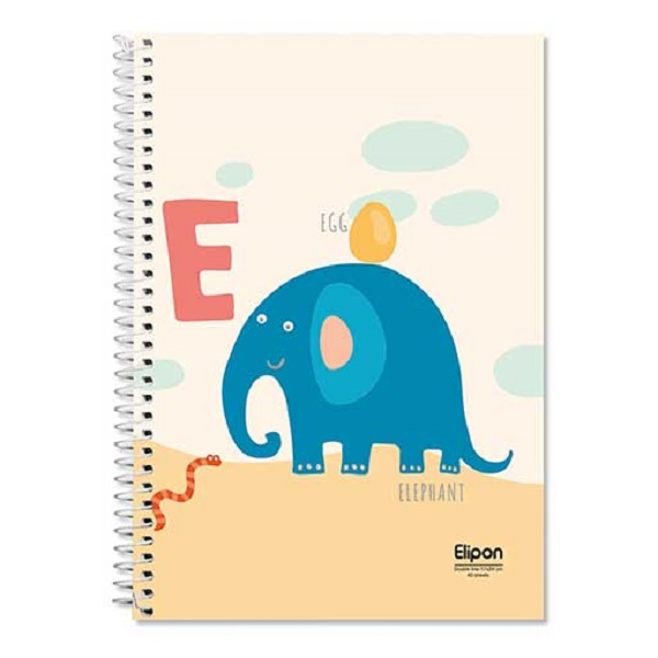 دفتر زبان 40 برگ الیپون کد 2901337 دفتر زبان 40 برگ الیپون کد 2901337