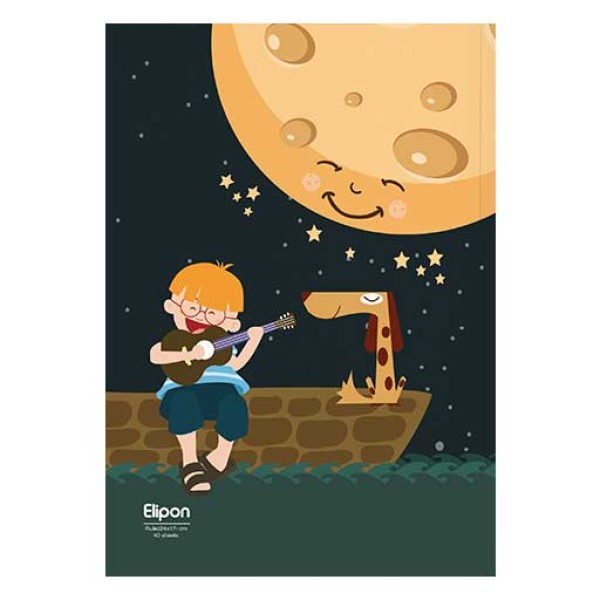 دفتر مشق 40 برگ الیپون با کد 2921227 دفتر مشق 40 برگ الیپون با کد 2921227