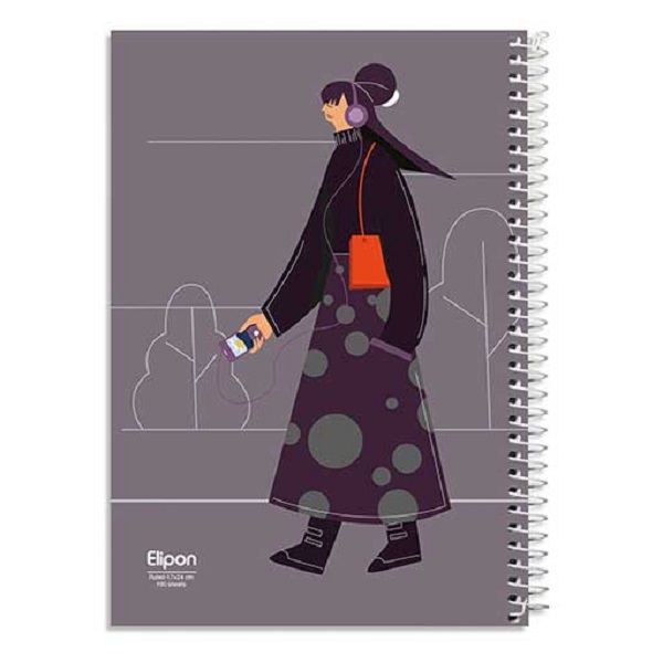 دفتر مشق 100 برگ الیپون کد 2391271 دفتر مشق 100 برگ الیپون کد 2391271