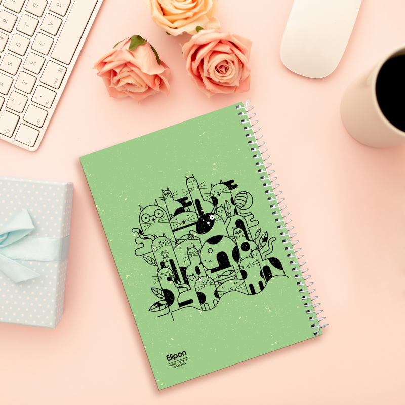 دفتر مشق 100 برگ الیپون کد 2413233 دفتر مشق 100 برگ الیپون کد 2413233