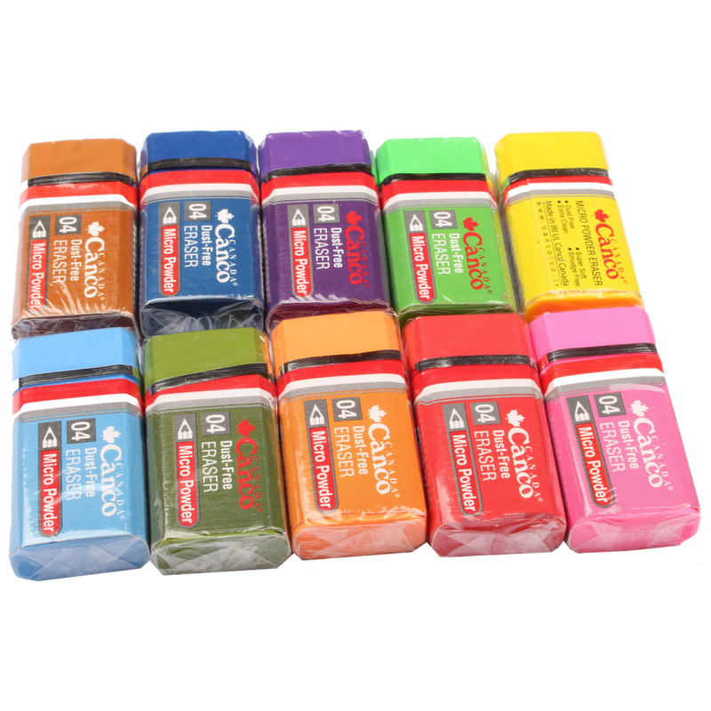 پاک کن کنکو مدل color بسته 8 عددی پاک کن کنکو مدل color بسته 8 عددی