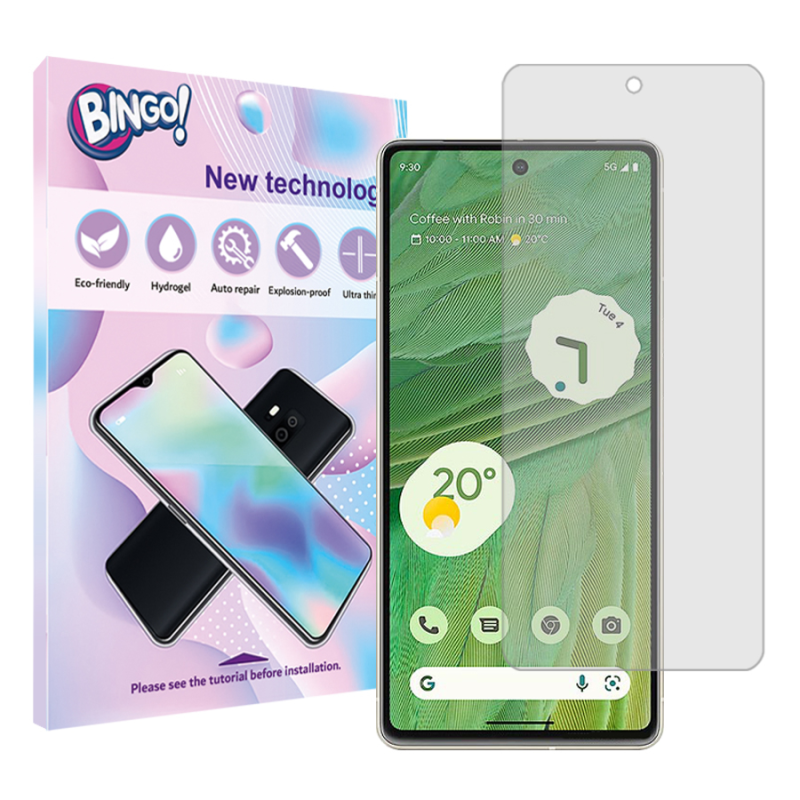 محافظ صفحه نمایش شفاف بینگو مدل Tough مناسب برای گوشی موبایل گوگل Pixel 7 محافظ صفحه نمایش شفاف بینگو مدل Tough مناسب برای گوشی موبایل گوگل Pixel 7