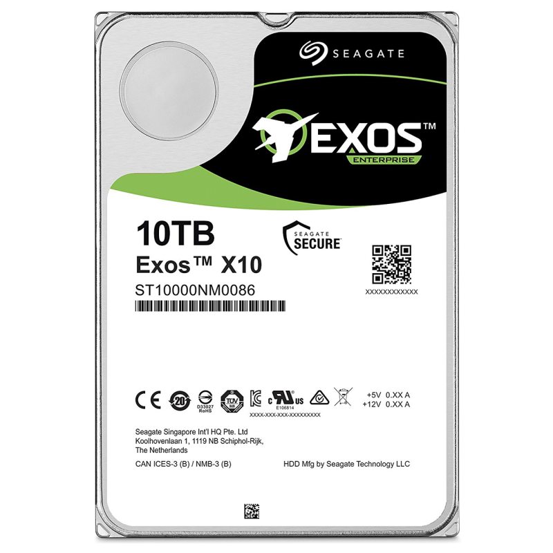 هارد دیسک اینترنال سیگیت مدل Exos ST10000NM0086 ظرفیت 10 ترابایت هارد دیسک اینترنال سیگیت مدل Exos ST10000NM0086 ظرفیت 10 ترابایت