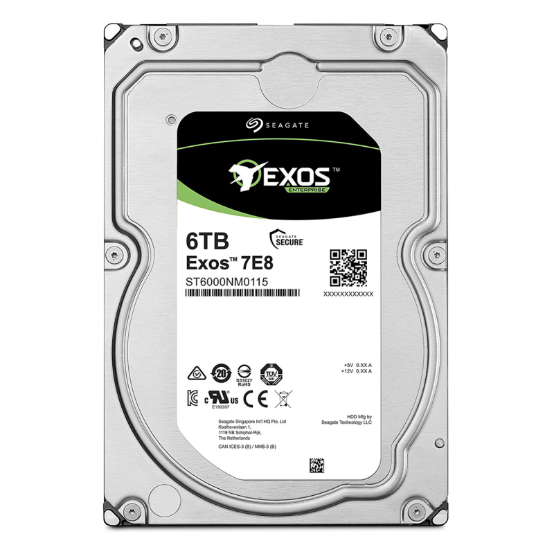 هارددیسک اینترنال سیگیت مدل Exos ST6000NM0115 ظرفیت 6 ترابایت هارددیسک اینترنال سیگیت مدل Exos ST6000NM0115 ظرفیت 6 ترابایت