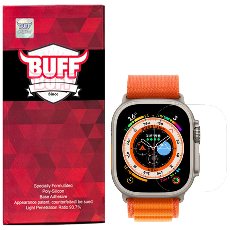 گلس اپل واچ 49 میلی متری سری Ultra بوف مدل  FullGlue-Clear گلس اپل واچ 49 میلی متری سری Ultra بوف مدل  FullGlue-Clear