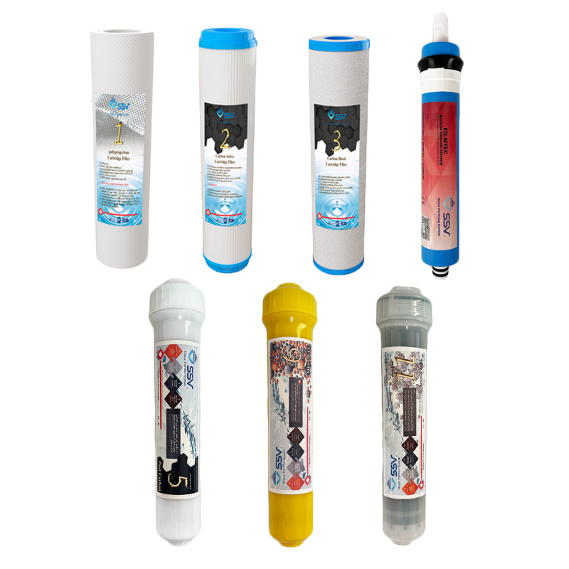 فیلتر دستگاه تصفیه آب اس اس وی مدل H750 PACK بسته 7 عددی