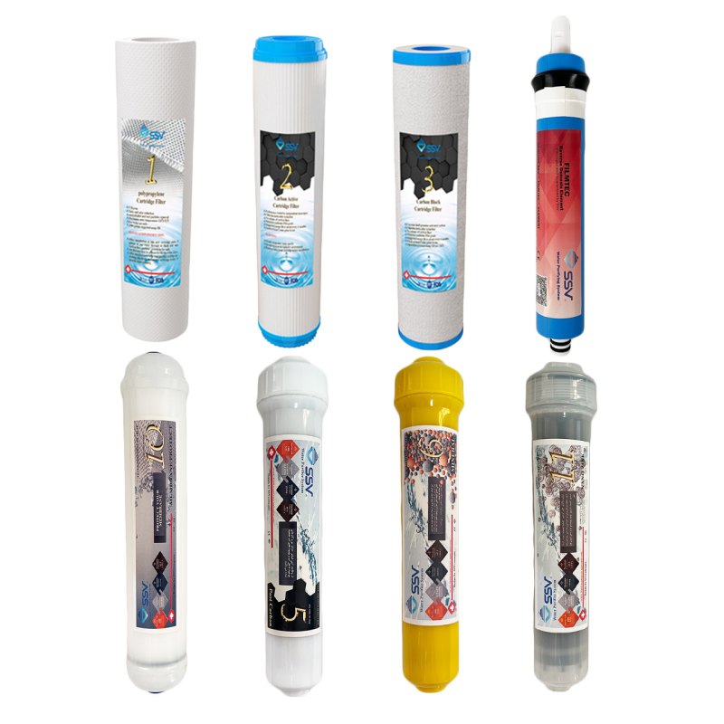 فیلتر دستگاه تصفیه آب اس اس وی مدل H860 PACK بسته 8 عددی فیلتر دستگاه تصفیه آب اس اس وی مدل H860 PACK بسته 8 عددی