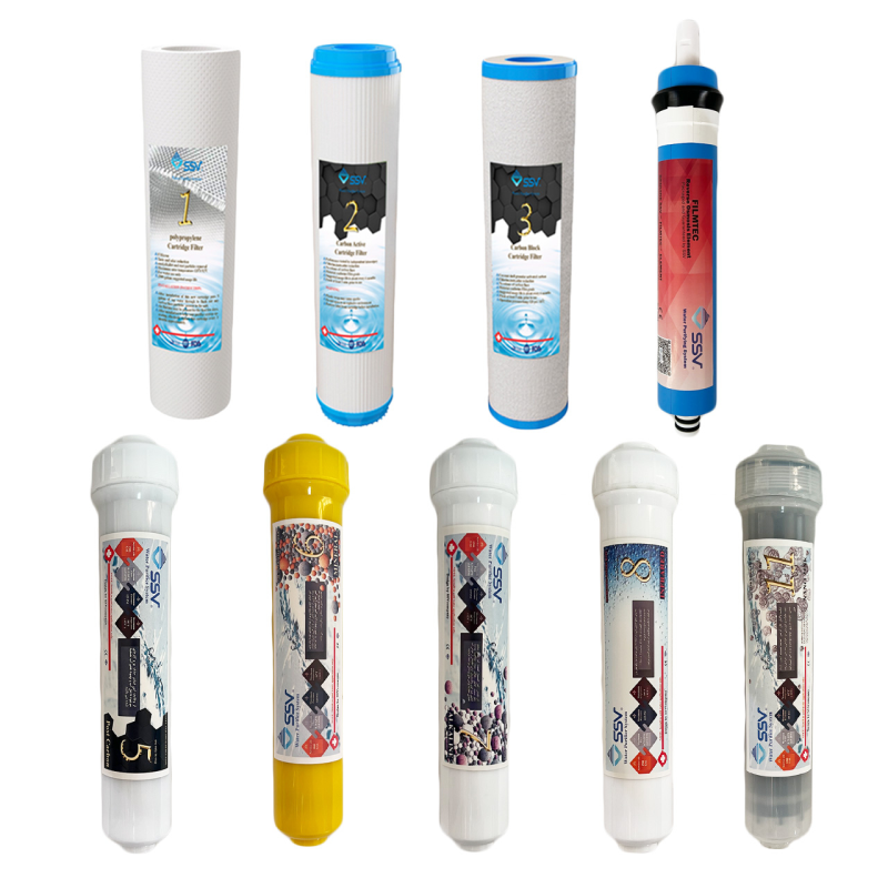 فیلتر دستگاه تصفیه آب اس اس وی مدل H950 PACK بسته 9 عددی فیلتر دستگاه تصفیه آب اس اس وی مدل H950 PACK بسته 9 عددی