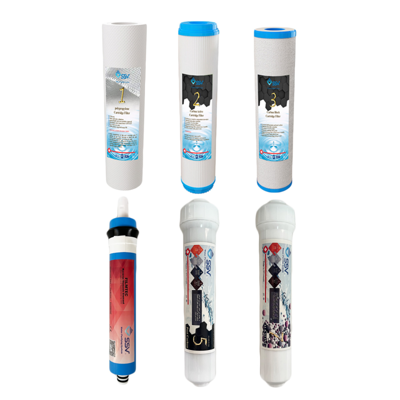 فیلتر تصفیه آب زیر سینک اس اس وی مدل H630 بسته 6 عددی