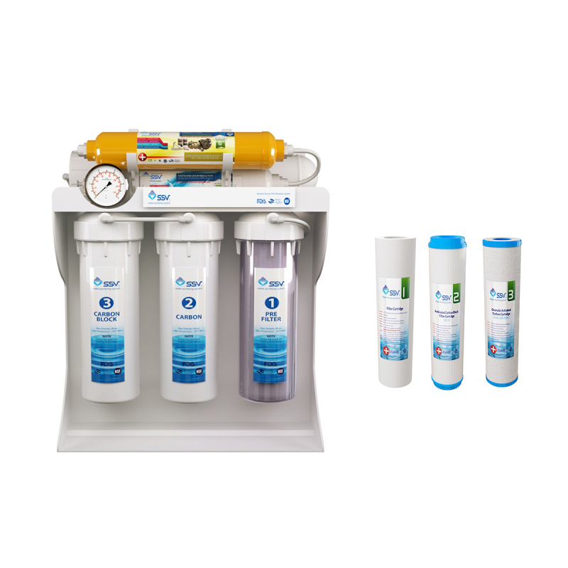 دستگاه تصفیه کننده آب اس اس وی مدل UltraPro X600 به همراه فیلتر بسته 3 عددی دستگاه تصفیه کننده آب اس اس وی مدل UltraPro X600 به همراه فیلتر بسته 3 عددی