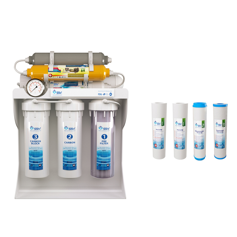 دستگاه تصفیه کننده آب اس اس وی مدل UltraPro X830 به همراه فیلتر بسته 4 عددی دستگاه تصفیه کننده آب اس اس وی مدل UltraPro X830 به همراه فیلتر بسته 4 عددی