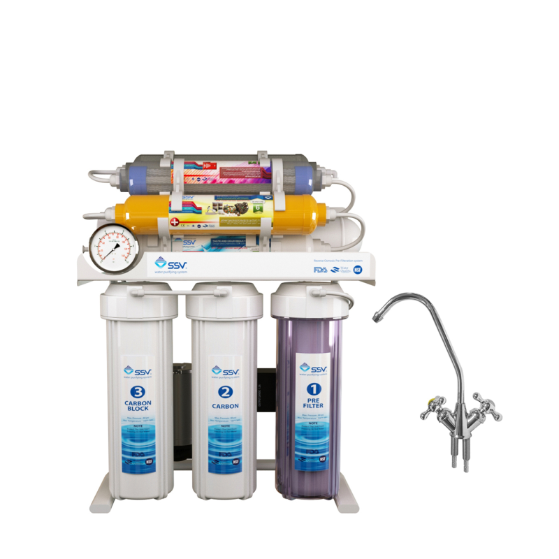 دستگاه تصفیه کننده آب اس اس وی مدل SuperTec 2W X900 به همراه شیر دوکاره دستگاه تصفیه کننده آب اس اس وی مدل SuperTec 2W X900 به همراه شیر دوکاره