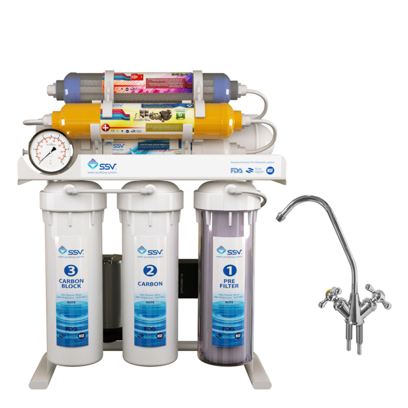 دستگاه تصفیه آب اس اس وی مدل UltraTec 2W X800 به همراه شیر دوکاره دستگاه تصفیه آب اس اس وی مدل UltraTec 2W X800 به همراه شیر دوکاره