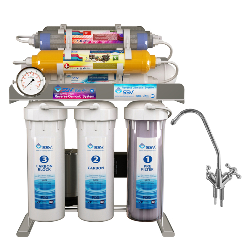دستگاه تصفیه آب اس اس وی مدل UltraSpring 2W X900 به همراه شیر تصفیه آب دستگاه تصفیه آب اس اس وی مدل UltraSpring 2W X900 به همراه شیر تصفیه آب