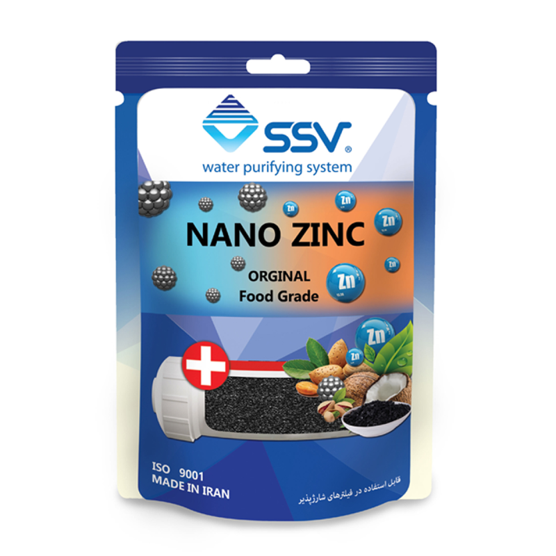 شارژ فیلتر دستگاه تصفیه آب اس اس وی مدل NanoZinc وزن 140 گرم شارژ فیلتر دستگاه تصفیه آب اس اس وی مدل NanoZinc وزن 140 گرم