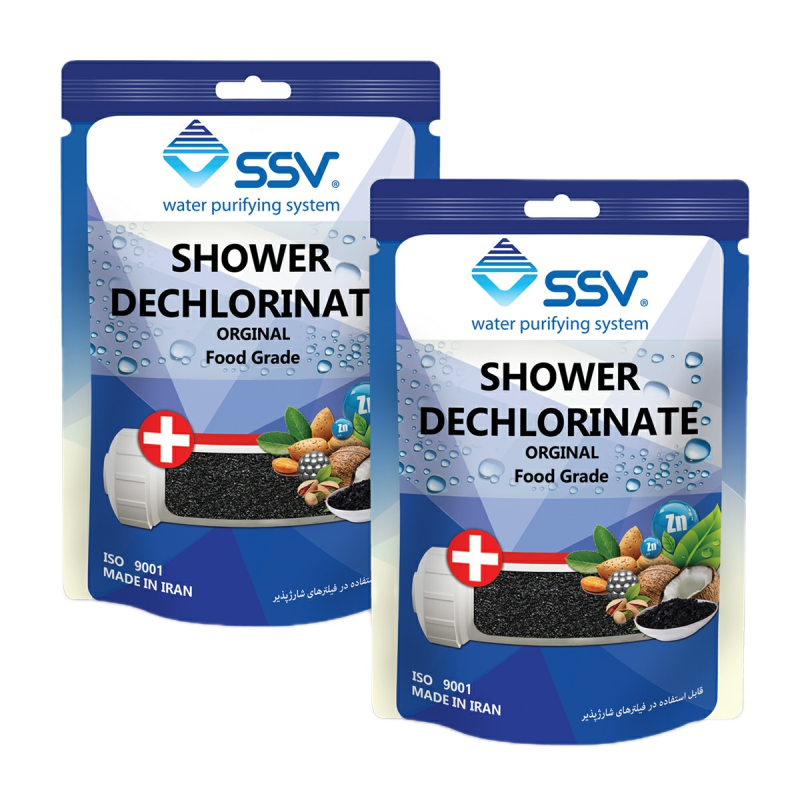 شارژ فیلتر دستگاه تصفیه آب اس اس وی مدل Dechlorinate وزن 140 گرم بسته 2 عددی شارژ فیلتر دستگاه تصفیه آب اس اس وی مدل Dechlorinate وزن 140 گرم بسته 2 عددی