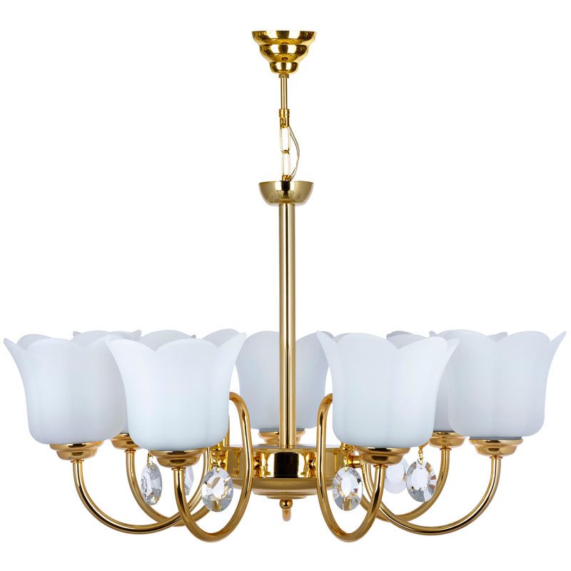 لوستر چشمه نور 7 شعله کد A856/7-O   لوستر چشمه نور 7 شعله کد A856/7-O