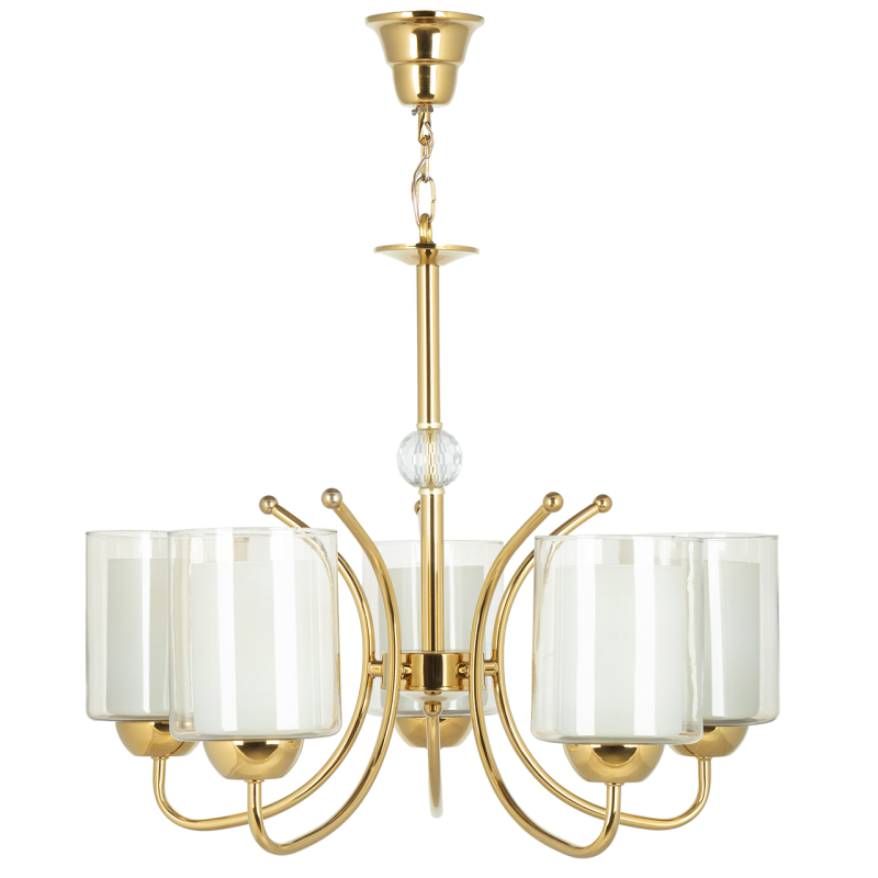 لوستر 5 شعله چشمه نور کد A824/5-G لوستر 5 شعله چشمه نور کد A824/5-G