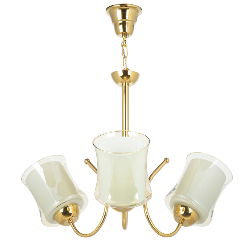 لوستر 3 شعله چشمه نور کد A825/3-G