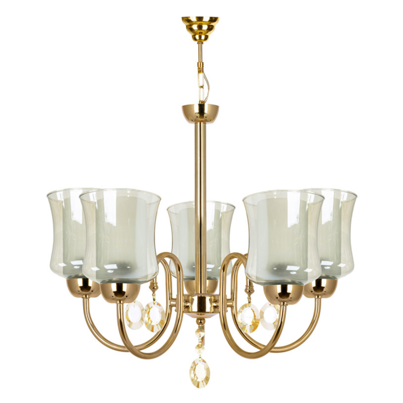 لوستر پنج شعله چشمه نور کد AB811/5 لوستر پنج شعله چشمه نور کد AB811/5