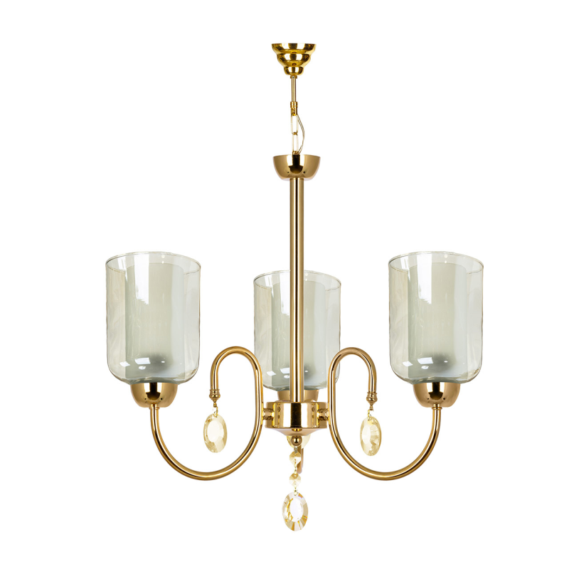 لوستر آویز سه شعله چشمه نور کد AB812/3 لوستر آویز سه شعله چشمه نور کد AB812/3