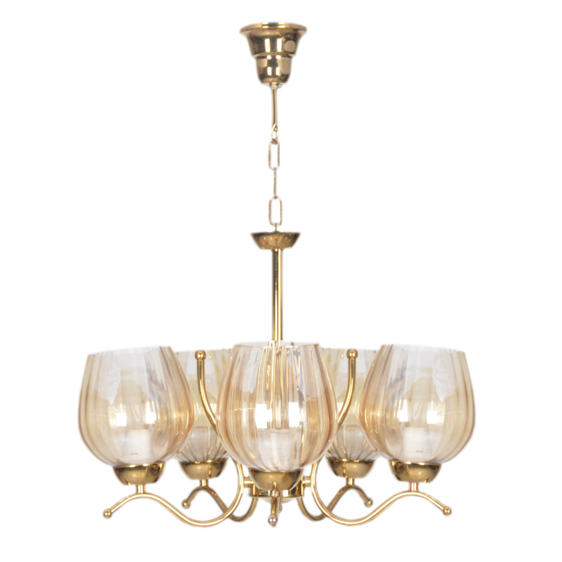 لوستر پنج شعله چشمه نور کد AB804/5 لوستر پنج شعله چشمه نور کد AB804/5