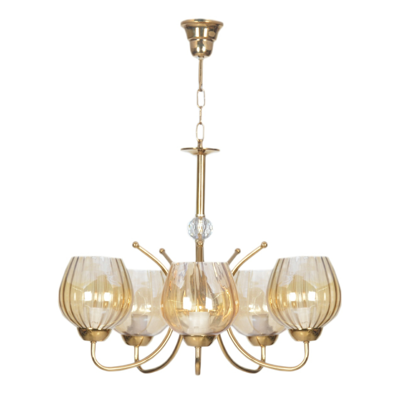 لوستر پنج شعله چشمه نور کد AB806.5 لوستر پنج شعله چشمه نور کد AB806.5