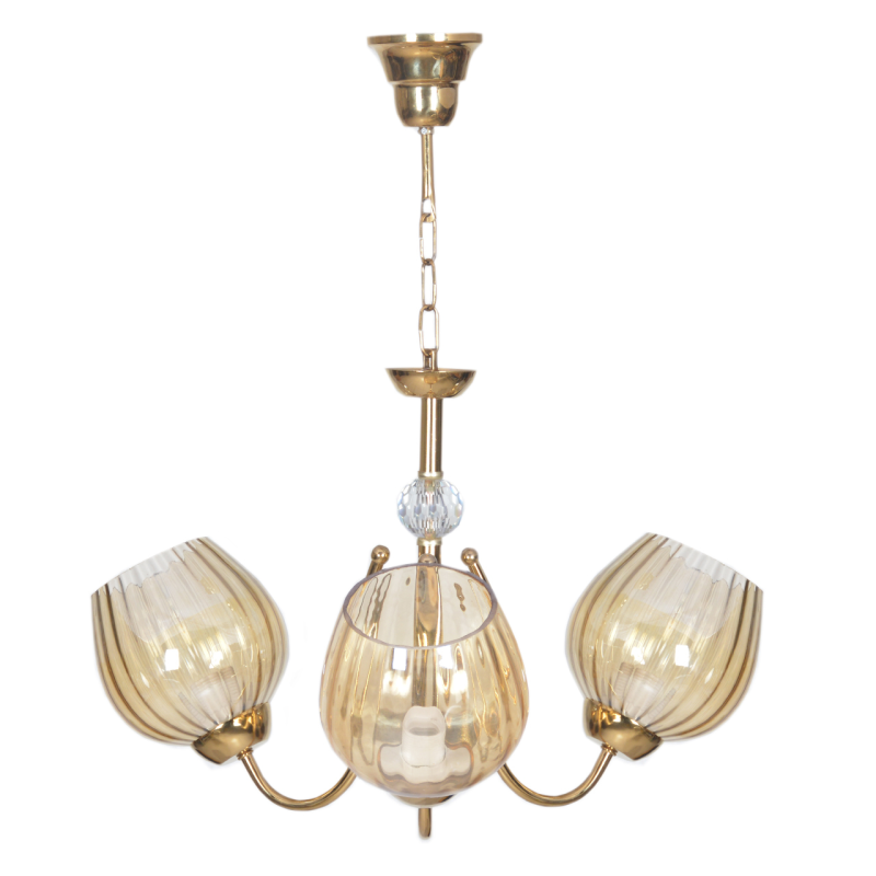 لوستر سه شعله چشمه نور کد AB807.3 لوستر سه شعله چشمه نور کد AB807.3