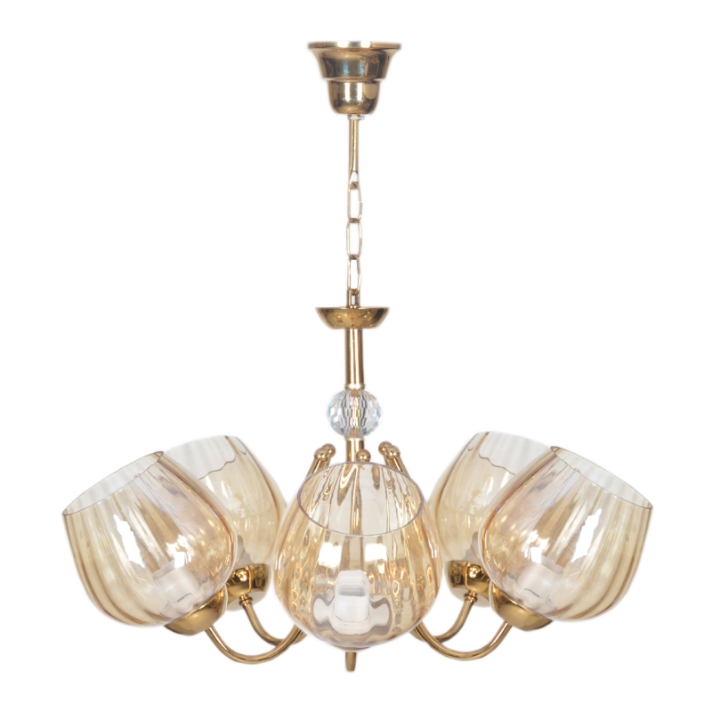 لوستر پنج شعله چشمه نور کد AB807.5 لوستر پنج شعله چشمه نور کد AB807.5