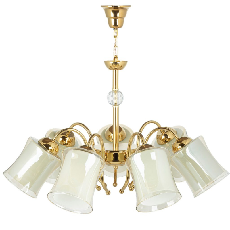 لوستر 7 شعله چشمه نور کد A833.7 لوستر 7 شعله چشمه نور کد A833.7