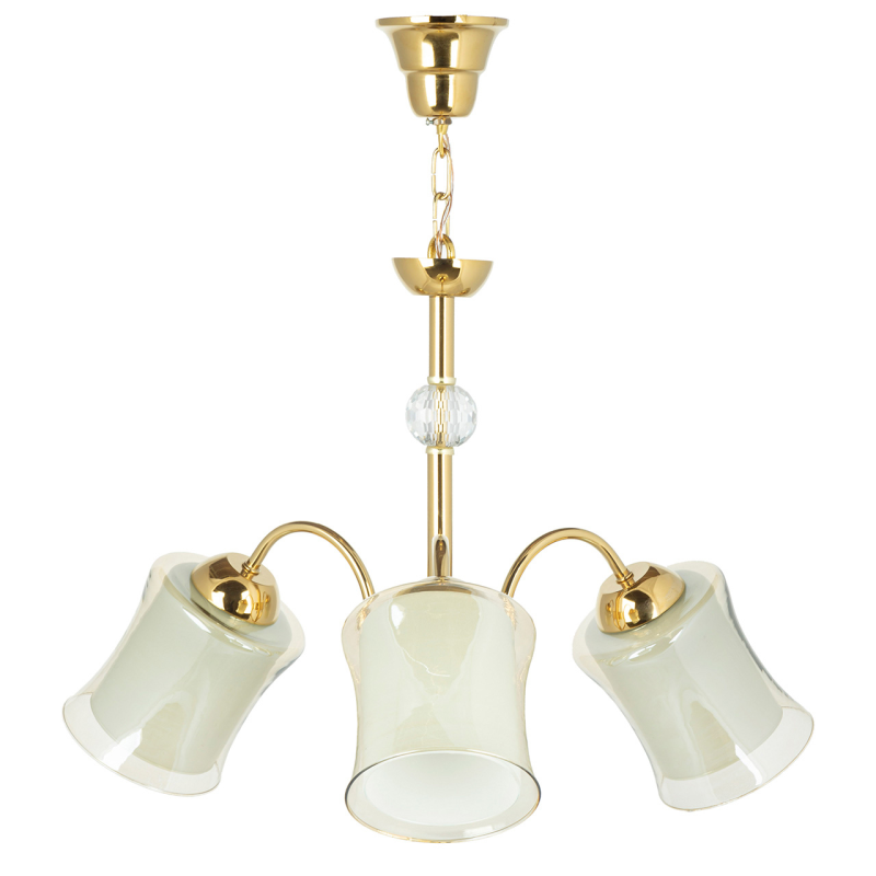 لوستر 3 شعله چشمه نور کد A833.3 لوستر 3 شعله چشمه نور کد A833.3