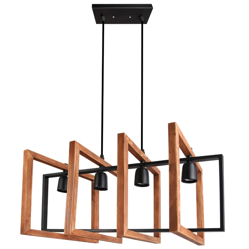  لوستر آویز چهار شعله چشمه نور کد AB1338/4