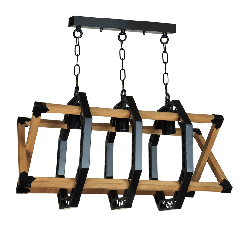 لوستر سه شعله چشمه نور کد 2232/3BK