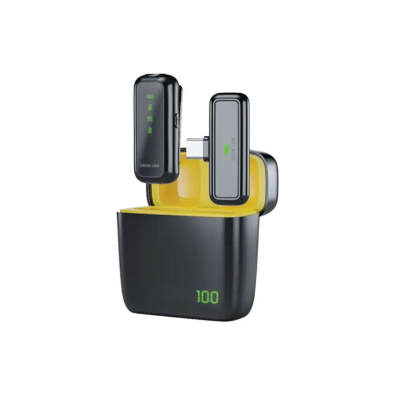 میکروفن بی سیم گرین لاین مدل GM-65X Type-C میکروفن بی سیم گرین لاین مدل GM-65X Type-C