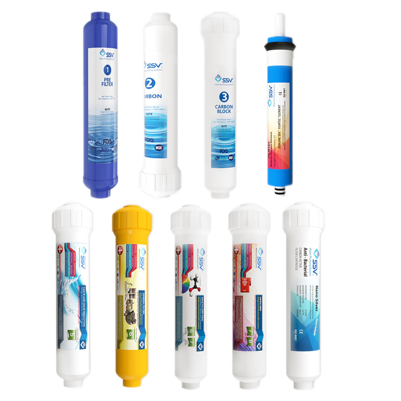 فیلتر دستگاه تصفیه آب اس اس وی مدل L910 بسته 9 عددی فیلتر دستگاه تصفیه آب اس اس وی مدل L910 بسته 9 عددی