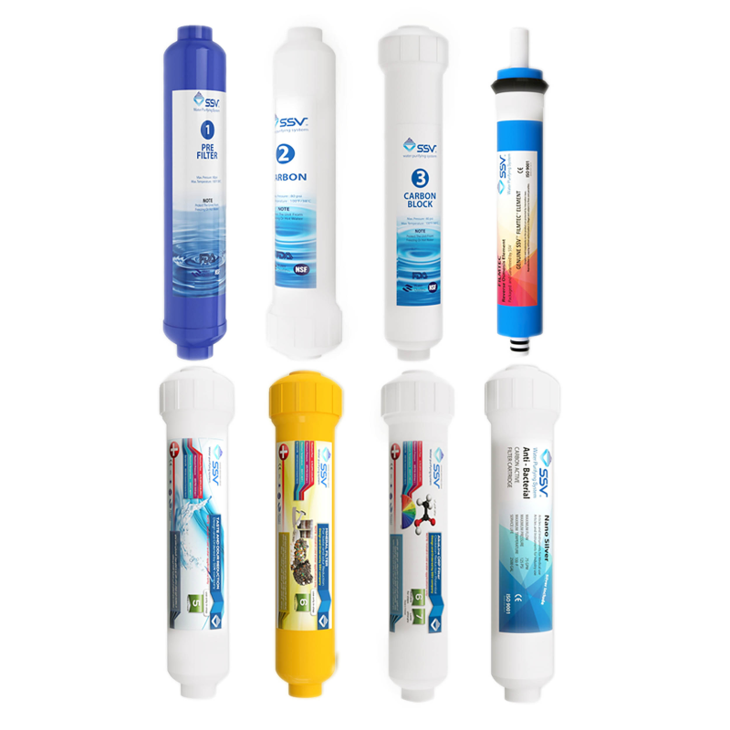 فیلتر دستگاه تصفیه آب اس اس وی مدل L830 بسته 8 عددی فیلتر دستگاه تصفیه آب اس اس وی مدل L830 بسته 8 عددی