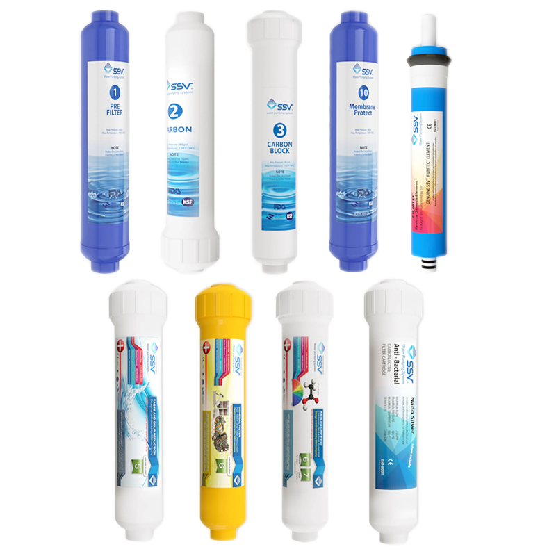 فیلتر دستگاه تصفیه آب اس اس وی مدل L920 بسته 9 عددی فیلتر دستگاه تصفیه آب اس اس وی مدل L920 بسته 9 عددی