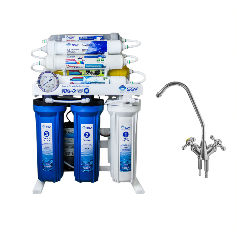 دستگاه تصفیه کننده آب اس اس وی مدل  MaxBlue 2wx1150 به همراه  شیر تصفیه آب دستگاه تصفیه کننده آب اس اس وی مدل  MaxBlue 2wx1150 به همراه  شیر تصفیه آب